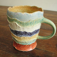 Layered Mug by Lori Phillips Layered Mug by Lori Phillips