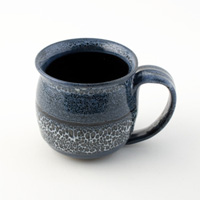 Blue Oil-Spot Glaze Mug by Robert Blue Blue Oil-Spot Glaze Mug by Robert Blue