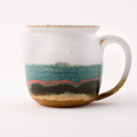 Southwestern Stoneware Mug by Robert Blue Southwestern Stoneware Mug by Robert Blue